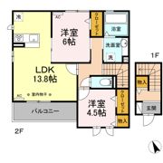プリメーラ WESTの間取り画像