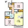 Lily Oak (ﾘﾘｨ ｵｰｸ)の間取り画像
