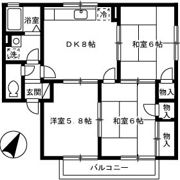セジュール長居 A棟の間取り画像