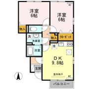 コスモ スクエア A棟の間取り画像