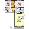 D-roomアネシスの間取り画像