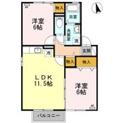 SUNセジュール B棟の間取り画像