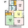 ヴィラクレスト B棟の間取り画像
