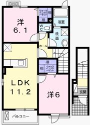 ペール・メゾンAの間取り画像