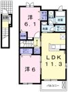モンビーブルⅡの間取り画像