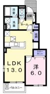 プロスパー キョウエイ Ⅱの間取り画像