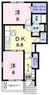 ソレアードBの間取り画像