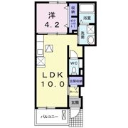 ヒルズ田村の間取り画像