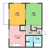 クレ－ル松飛台の間取り画像