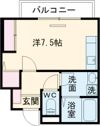 Adatto Le Casa A棟の間取り画像