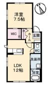 シャーメゾン南浜の間取り画像