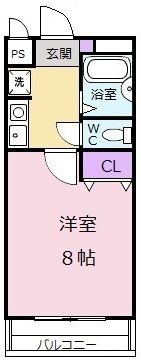 ヴィラフローレンスの間取り画像