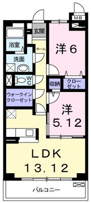 レフィナードの間取り画像
