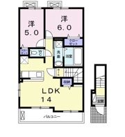 レフィナードAの間取り画像