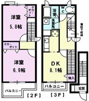 ヴィオラ21の間取り画像