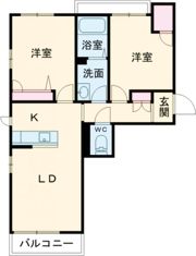 メルベージュの間取り画像