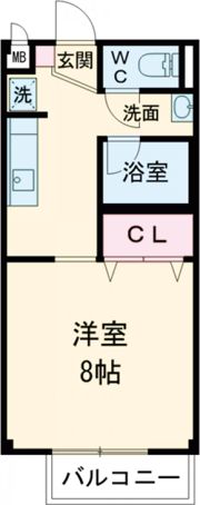 プレジール五反田の間取り画像