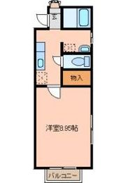シエル荒井Ⅱ番館の間取り画像