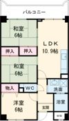 ポプレール大矢の間取り画像
