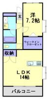 インターウエストの間取り画像