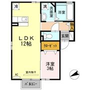 ブランズ魚津 B棟の間取り画像