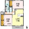 ジュネス椿Bの間取り画像