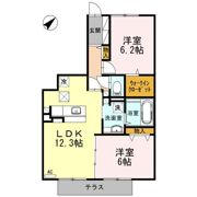 セジュール城東の間取り画像