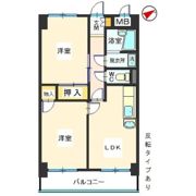 アパートメント千早の間取り画像