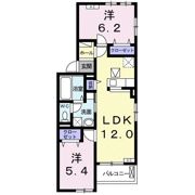 アンジュⅡの間取り画像