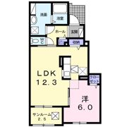 三佐横丁Ⅱの間取り画像