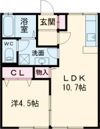 セゾン鎗田の間取り画像