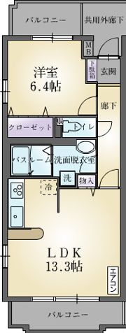ソレイユ ノールの間取り画像