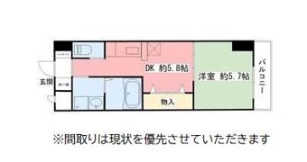 メゾンドクレチュールの間取り画像
