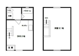 ikka広川 Aの間取り画像