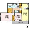 クレールの間取り画像
