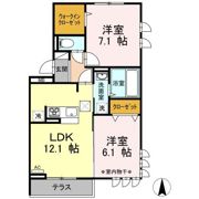 リジエール Aの間取り画像