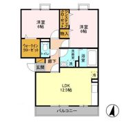 カーサ フェリーチェ ABの間取り画像