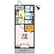 Tスクエア越ヶ谷の間取り画像