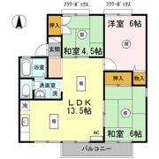セジュールⅡ野崎 B棟の間取り画像