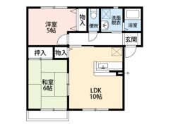 スィートライム B棟の間取り画像