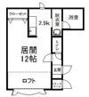 クローバーAの間取り画像
