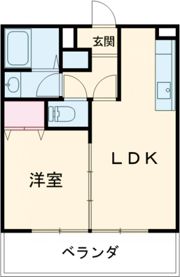 ウエストパーク佐世保の間取り画像