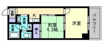 花園パークマンションの間取り画像