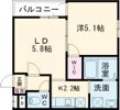 フジパレス若江岩田サウスの間取り画像