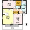 プロヴァンス土器東 B棟の間取り画像