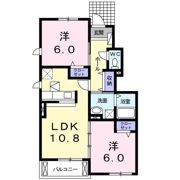 アスカ Fの間取り画像