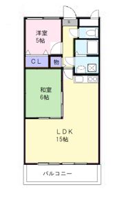 高茶屋豊城の間取り画像