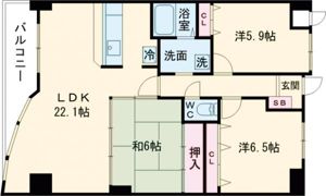 珪州館Ⅲの間取り画像