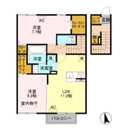 リリーヒルズの間取り画像