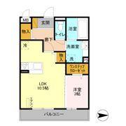 リバーサイド･K Ⅲの間取り画像